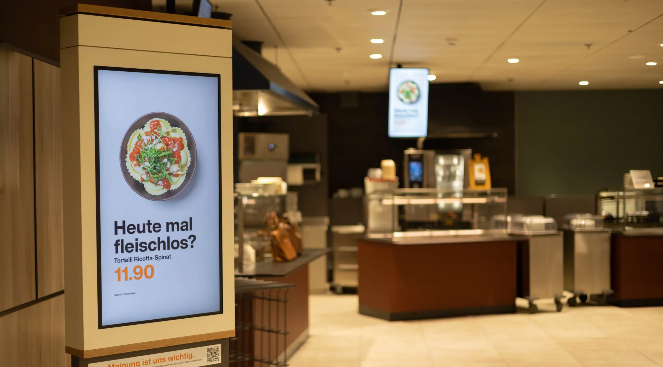 Migros Restaurant Info Stele Filiale Seen Winterthur