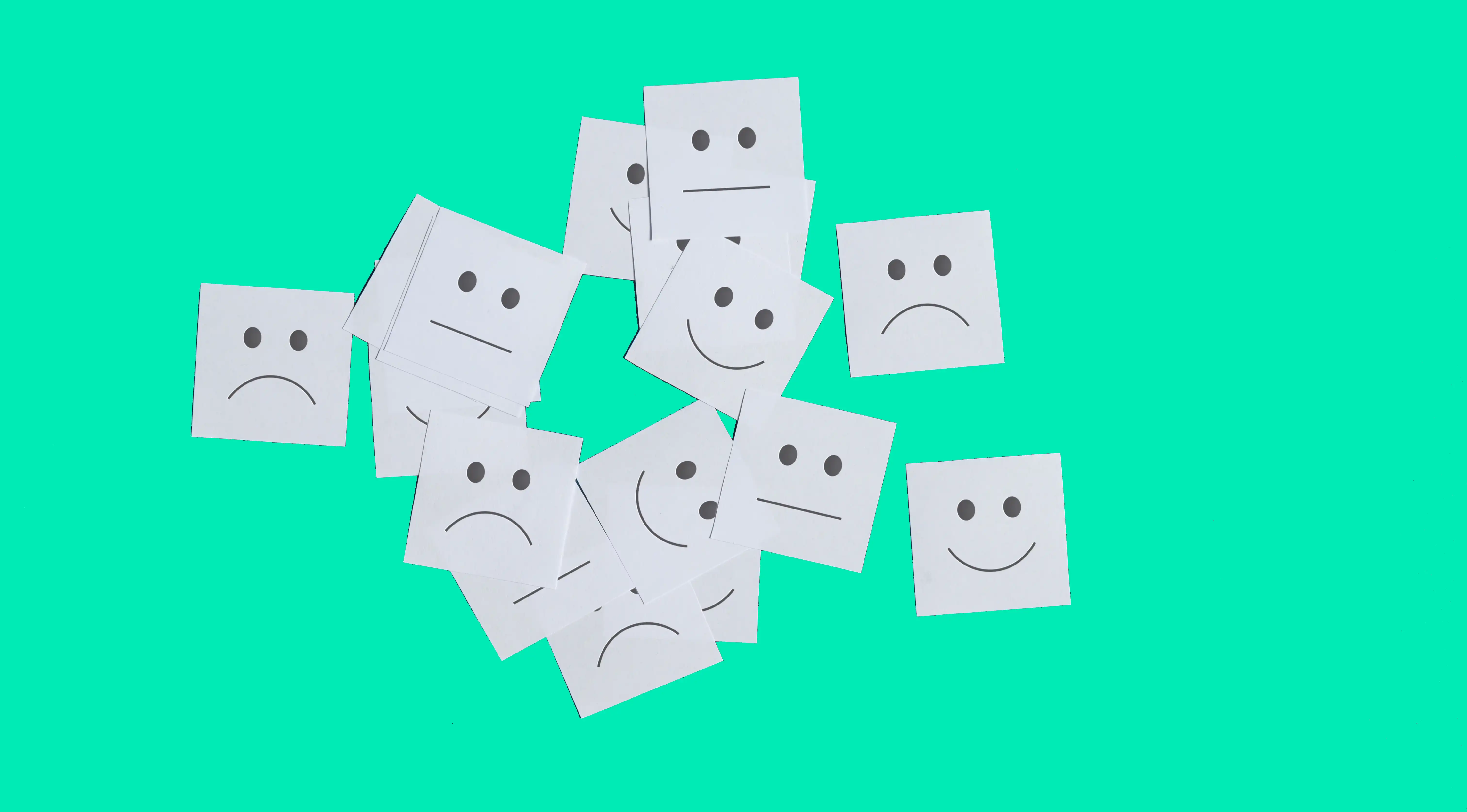 Smiley notes for collecting feedback