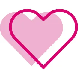 Heart icon symbolizing stronger brand loyalty through jls POS gamification.