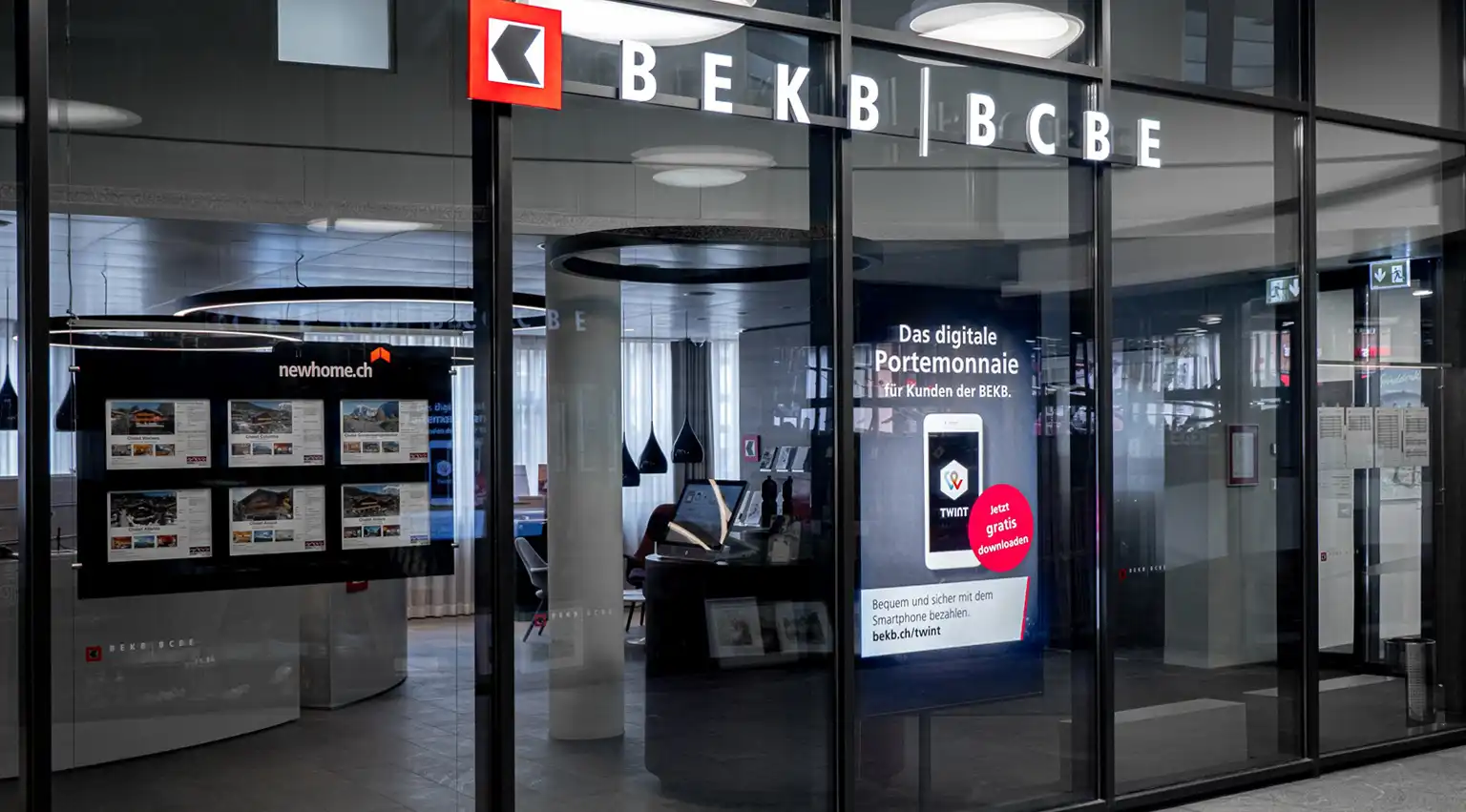 Digital Signage BEKB