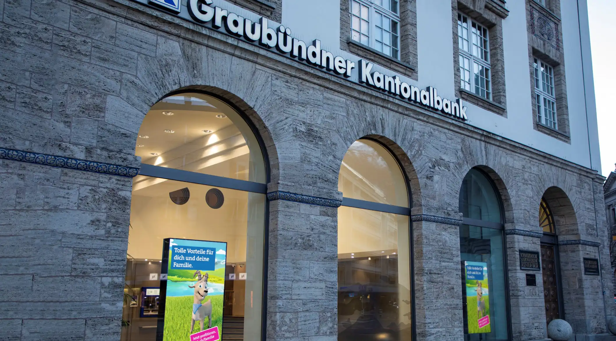 Schaufenster Graubündner Kantonalbank