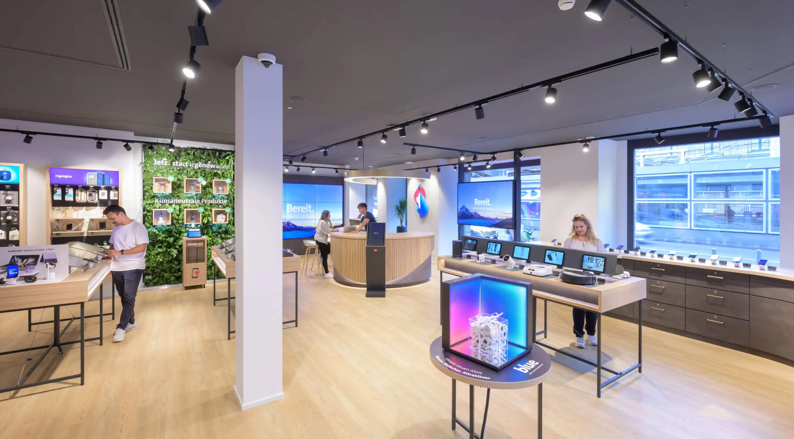 Swisscom Retina Shop Konzept