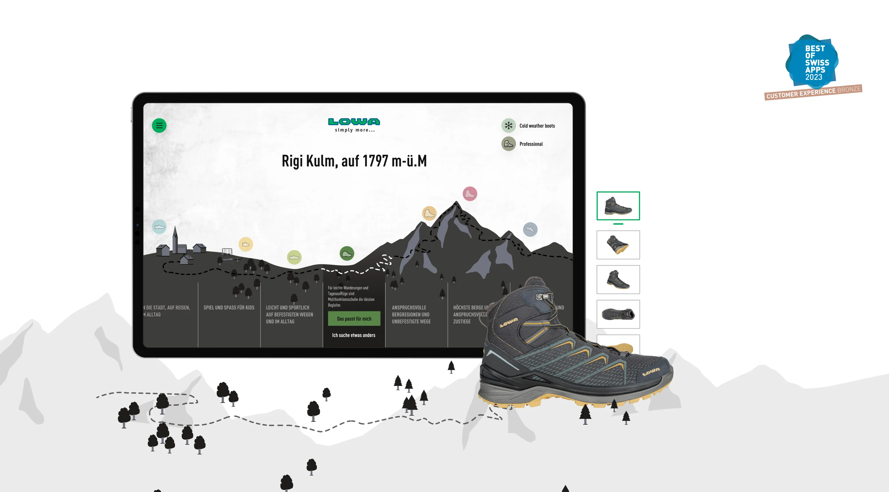 LOWA Sales & Advisory Tool